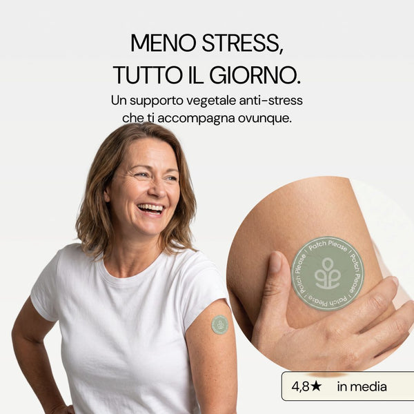 Patch Anti-Stress Please sul braccio: meno stress, tutto il giorno