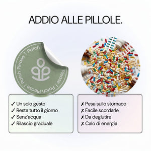 Addio alle pillole: patch a confronto con le compresse