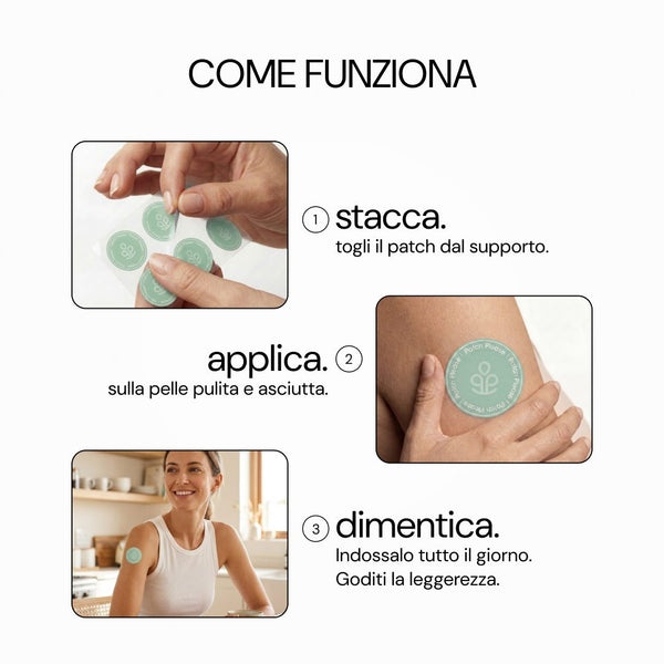 Come funziona Depuff Please: stacca, applica, dimentica