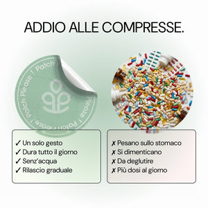 Patch Depuff Please a confronto con le compresse
