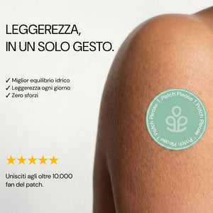 Patch Depuff Please sulla spalla: leggerezza in un solo gesto