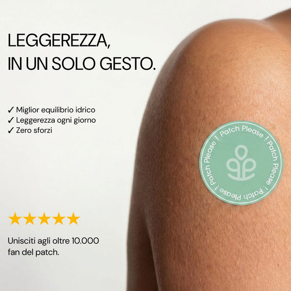 Patch Depuff Please sulla spalla: leggerezza in un solo gesto