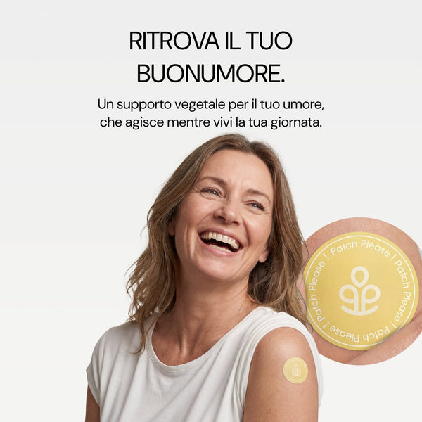 Patch Mood Please sul braccio: ritrova il tuo buonumore