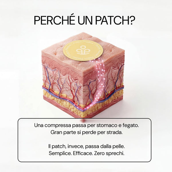 Perché un patch: i principi attivi passano attraverso la pelle