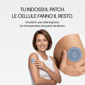 Patch NAD+ sul braccio: tu indossi il patch, le cellule fanno il resto
