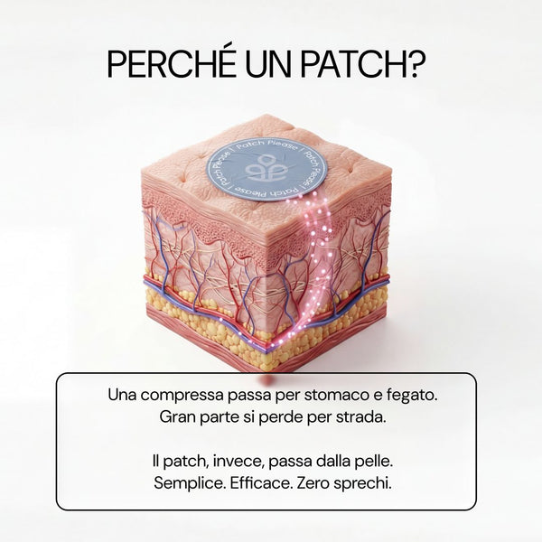 Perché un patch: i principi attivi passano attraverso la pelle