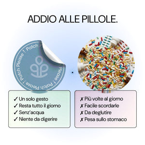 Addio alle pillole: patch a confronto con le compresse
