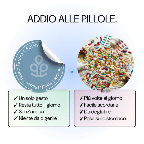 Addio alle pillole: patch a confronto con le compresse