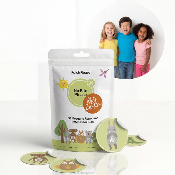 No Bite Please Kids: confezione da 30 patch antizanzare per bambini