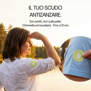 Il tuo scudo antizanzare: patch No Bite Please sulla manica