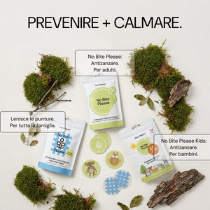 No Bite Please, No Bite Please Kids e No Itch Please: prevenire e calmare