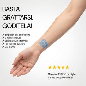Patch No Itch Please sul polso: basta grattarsi