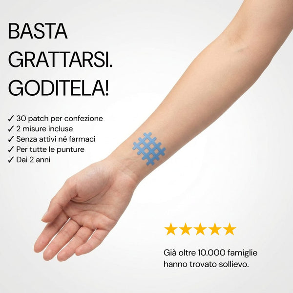 Patch No Itch Please sul polso: basta grattarsi