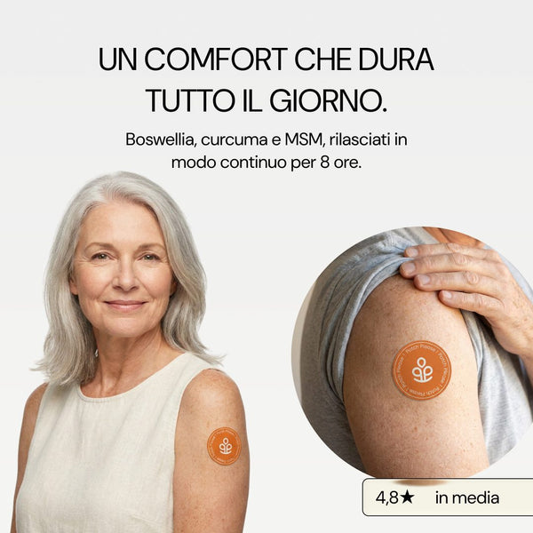 Patch Relief Please sul braccio: un comfort che dura tutto il giorno
