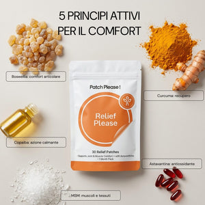 5 principi attivi per il comfort: copaiba, astaxantina, boswellia, curcuma, MSM